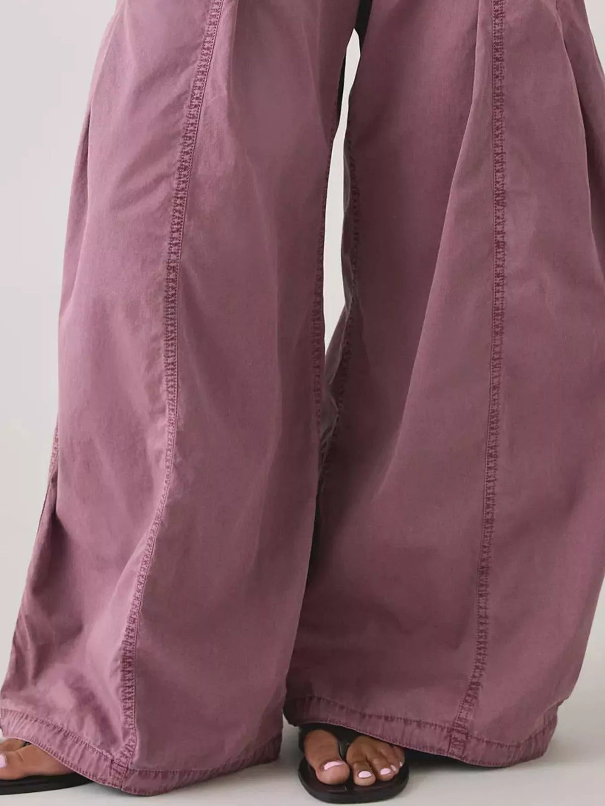 High-waisted Cargo Wide-leg Pants (17)