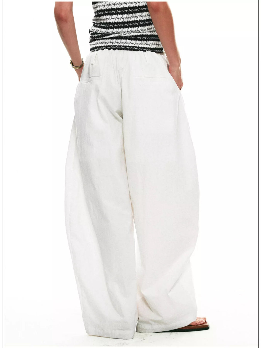 Drawstring Wide-leg Pants (14)