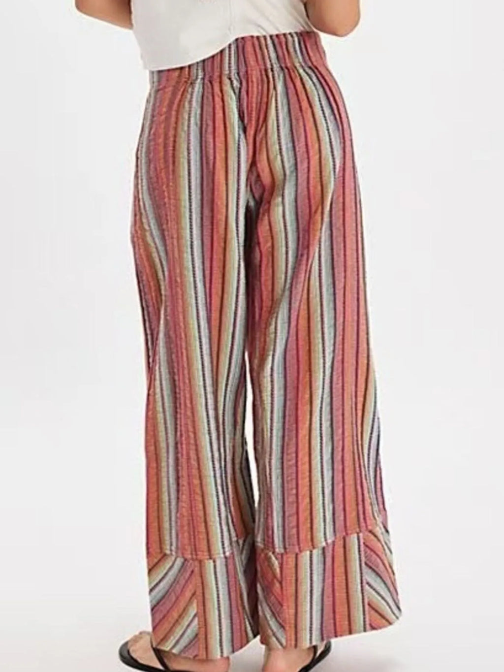 Striped Wide Leg Pants (5)