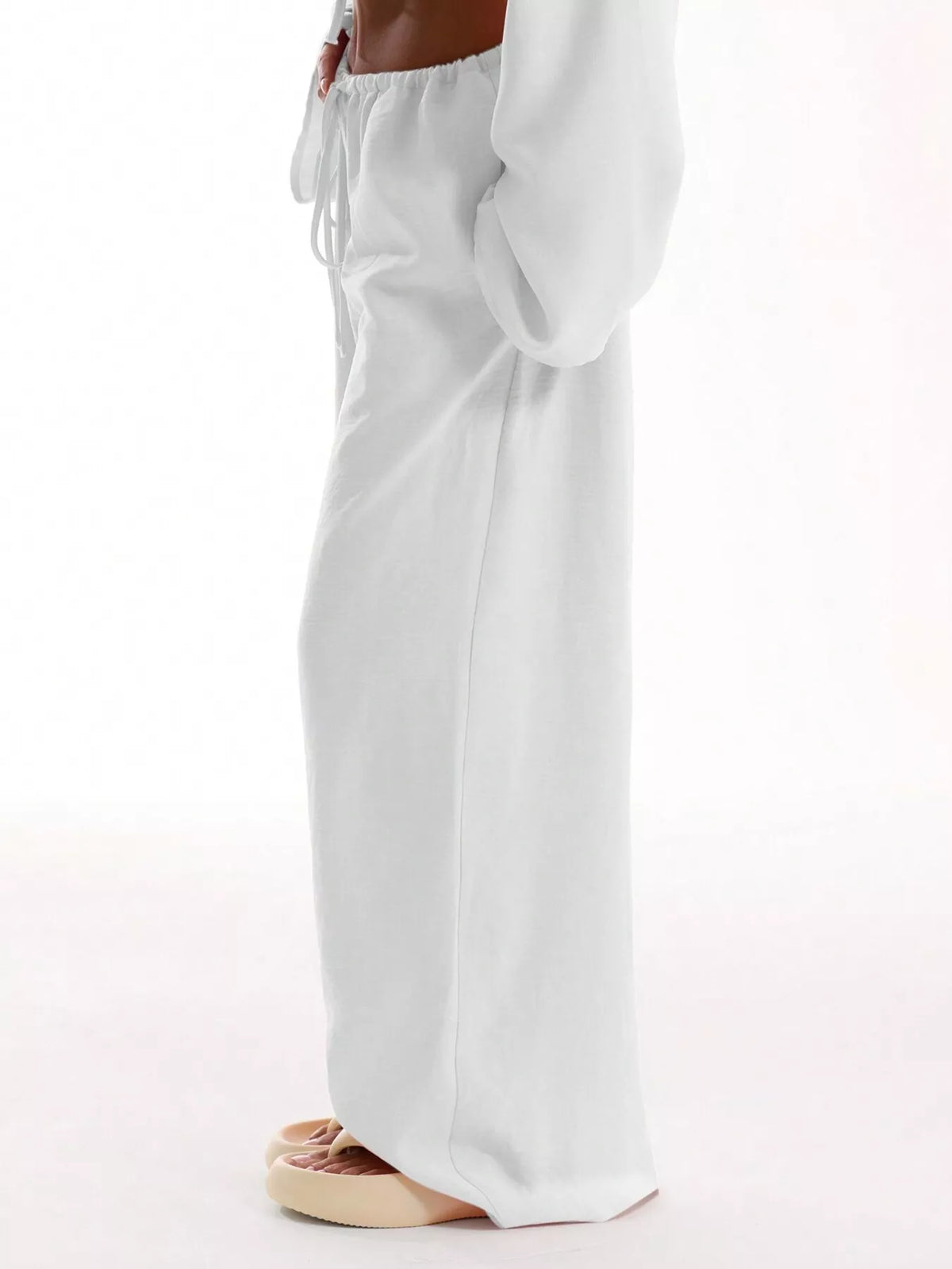 Drawstring Wide Leg Pants (20)