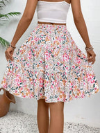 Floral Print Midi Skirt (10)
