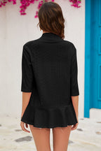 Half Sleeve Open Front Cardigan (19)