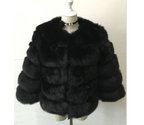 Faux Furry Slim Mink Jacket Short Faux Fur Fur Coat photo 2