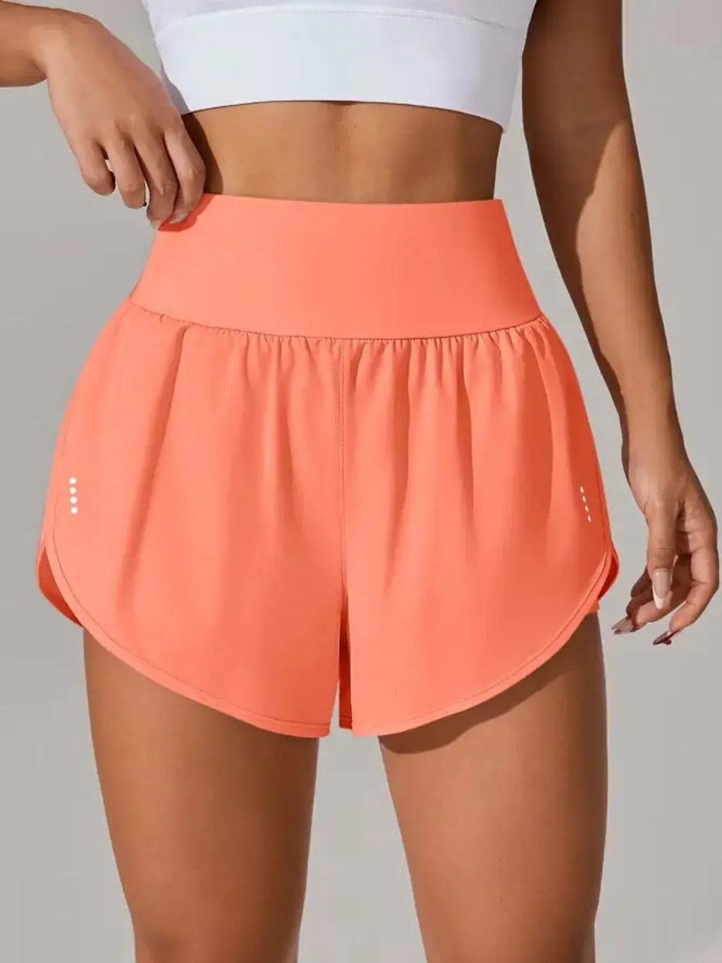 Pocketed High Waist Active Shorts (15)