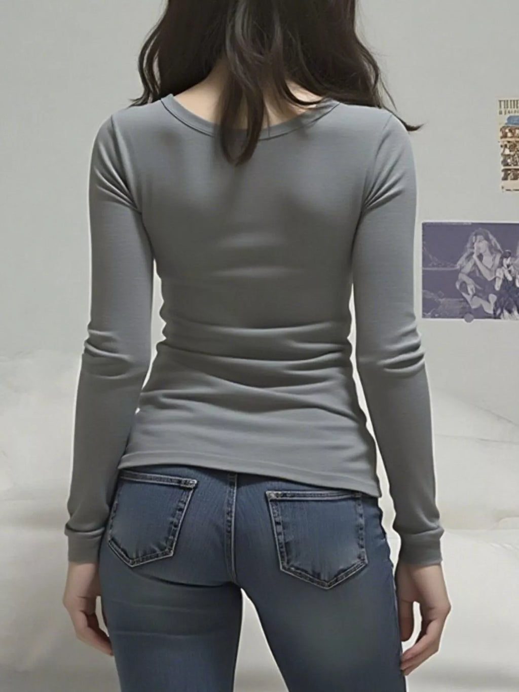 Long Sleeve T-shirt Lace Detail (13)