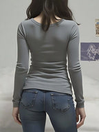 Long Sleeve T-shirt Lace Detail (13)