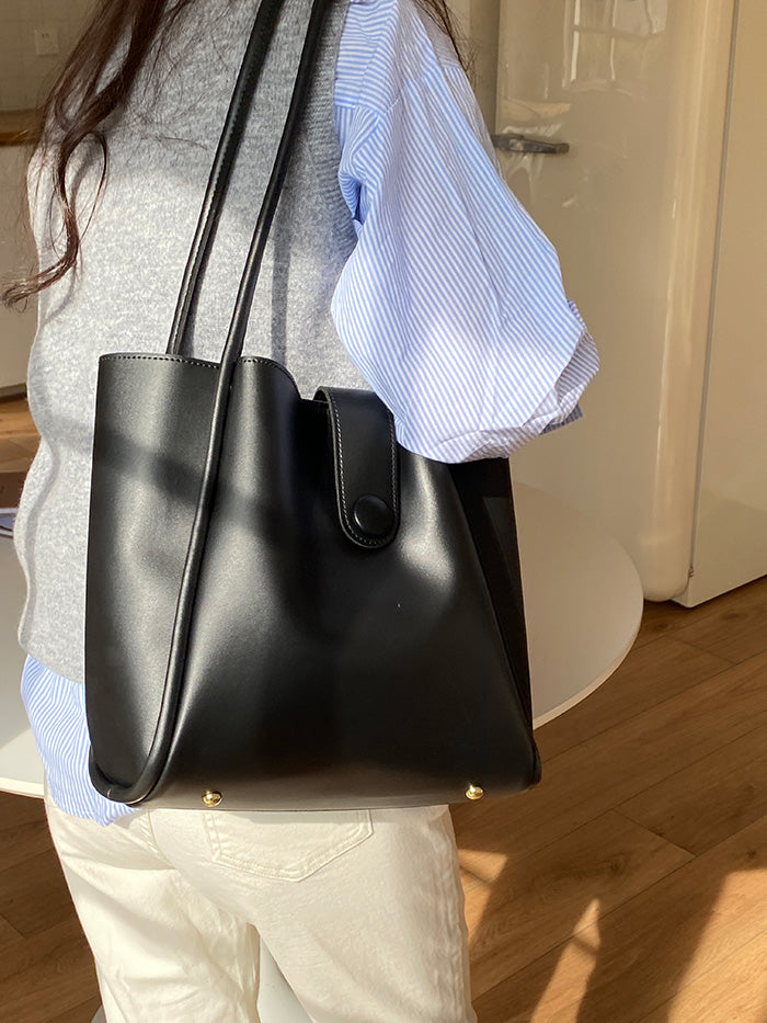 Retro One-shoulder Work Commuter Tote photo 5