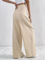 Pleated Wide Leg Pants (4)