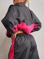 Zip Up Long Sleeve Top Pants Set (14)