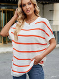 Striped Oversized Casual Sweater Relaxed Fit