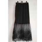 Lace Mesh Skirt Long photo 2