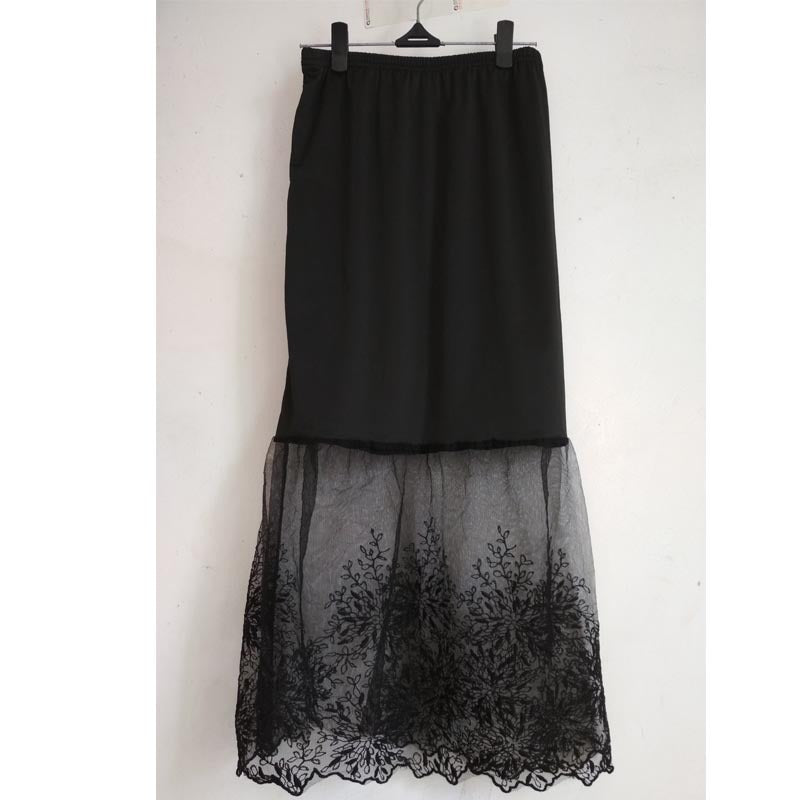Lace Mesh Skirt Long photo 2