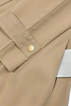 Wide Lapels Belt Trench Coat (5)