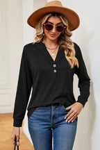 Notched Long Sleeve T-shirt (14)