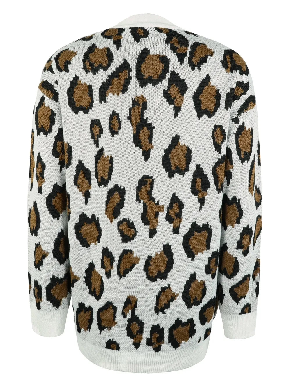 Leopard Open Front Dropped Shoulder Cardigan (11)