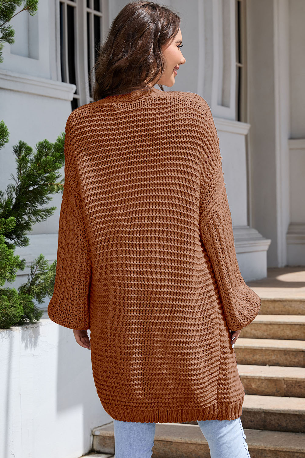 Open Front Longline Cardigan (25)