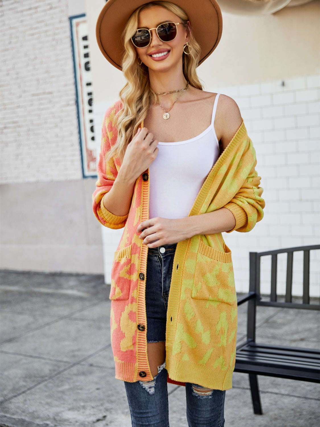 Leopard Button Down Longline Cardigan (8)