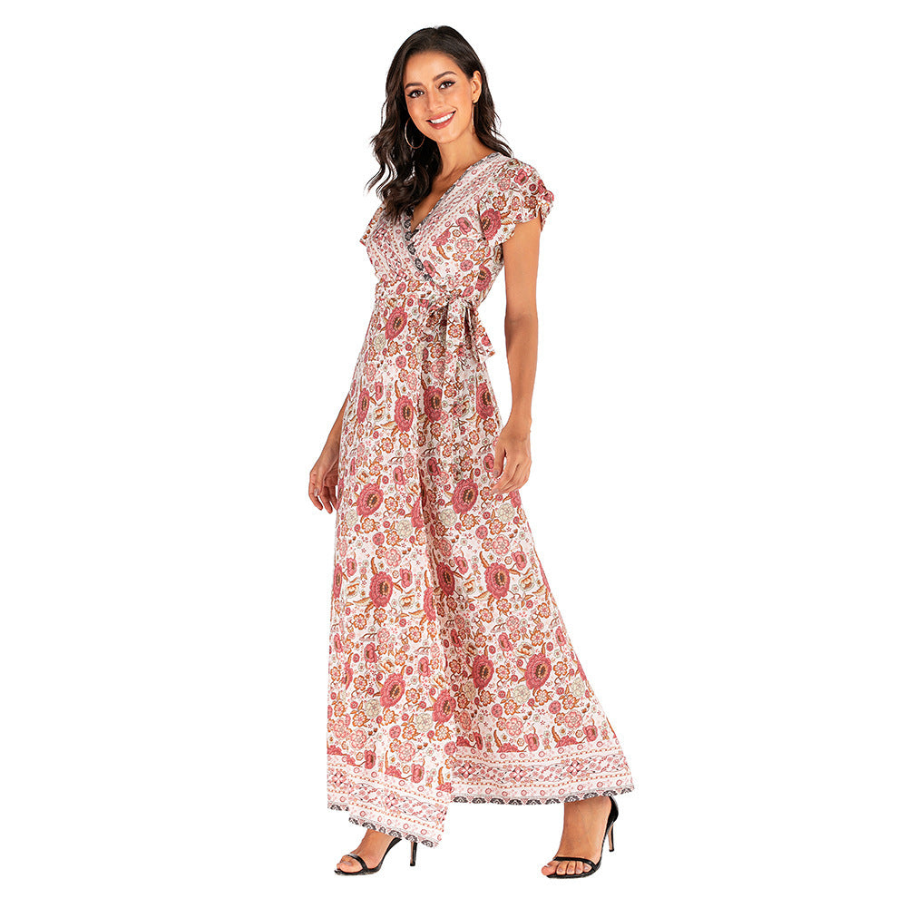 V-neck Split Dress photo 5