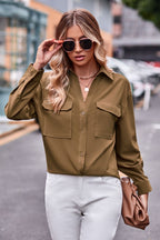 Dropped Shoulder Longline Shirt Pockets (3)