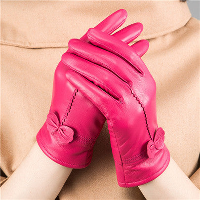 Gloves variant CJNSFSST00175-Rose Red