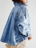 Pocketed Button Up Denim Jacket (11)