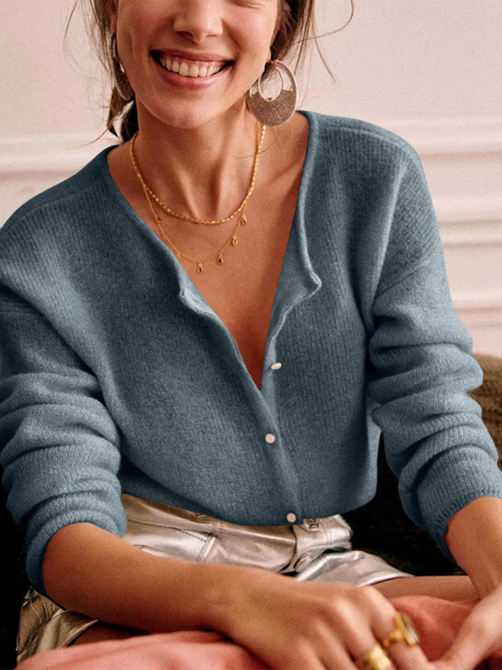 Button Down Long Sleeve Sweater (19)
