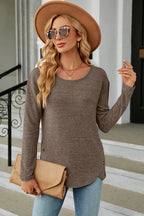 Round Neck Long Sleeve T-shirt (14)