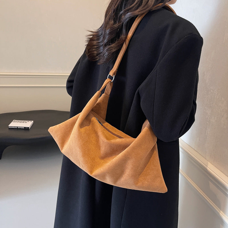 Pu Fabric Portable Shoulder Bag Versatile Simple Messenger photo 2