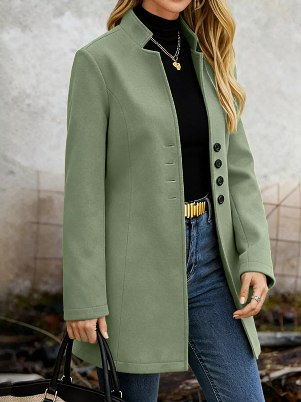 Button-down Longline Outerwear (16)