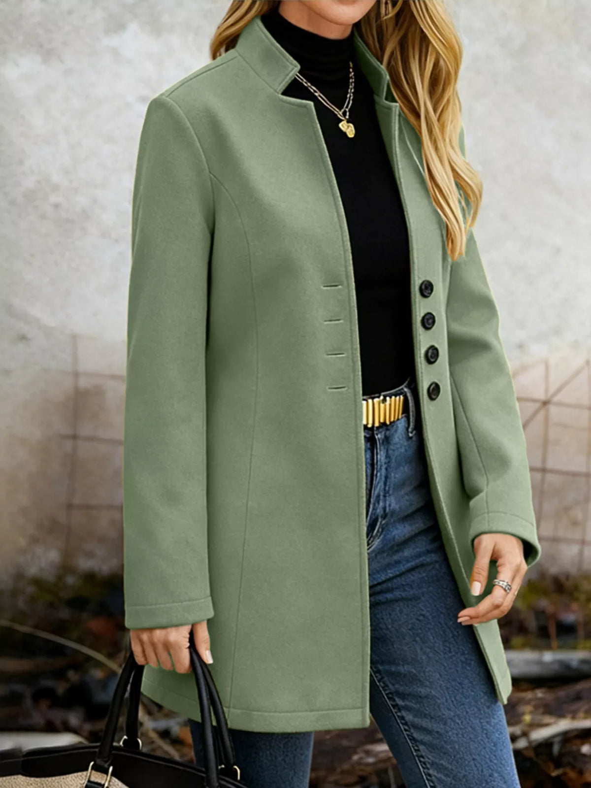 Button-down Longline Outerwear (16)