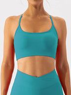 Spaghetti Strap Active Bra (16)