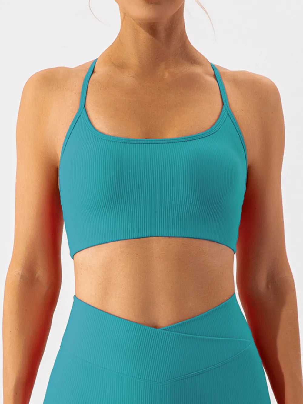 Spaghetti Strap Active Bra (16)