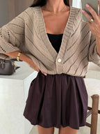 Openwork Long Sleeve Cardigan (6)