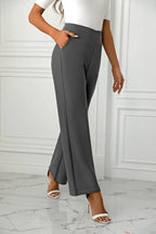 High Waist Straight Leg Pants (15)