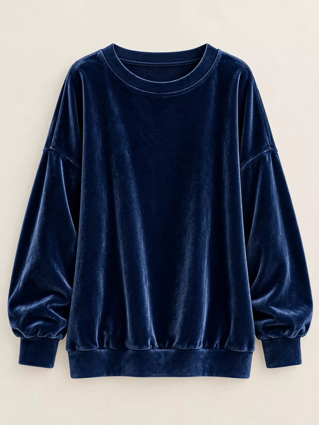 Full Size Crew Neck Drop Shoulder Sweatshirt Plus (10)