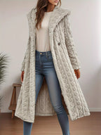 Cozy Hooded Button Up Longline Outerwear (10)