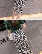 Split Mid-length Bag Hip Skirt Pencil photo 4
