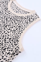 Printed Round Neck Tank Top (16)