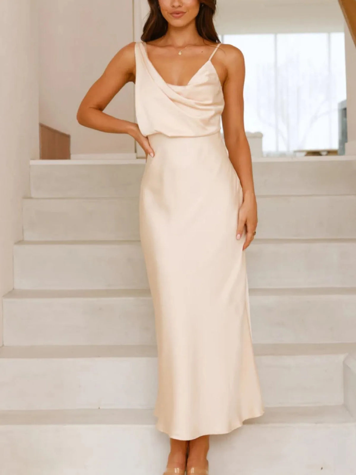 Satin Asymmetrical Midi Dress (29)