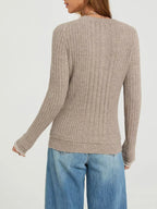 Button Detail Ribbed Knit Top (8)