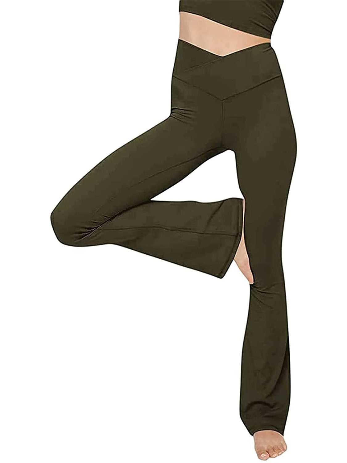 V-waist Bootcut Long Pants (33)