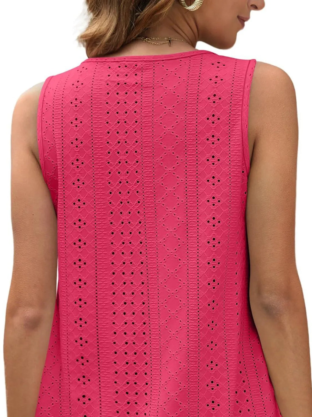 Eyelet Scoop Neck Tank (12)