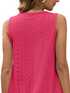 Eyelet Scoop Neck Tank (12)