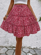 Floral Print Midi Skirt (29)