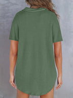 Waffle-knit Short Sleeve Polo Shirt (2)