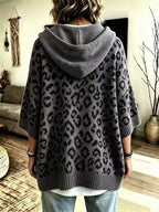 Drawstring Leopard Hooded Sweater (8)