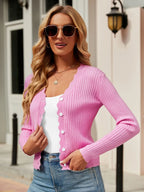 Button Up Long Sleeve Cardigan (27)