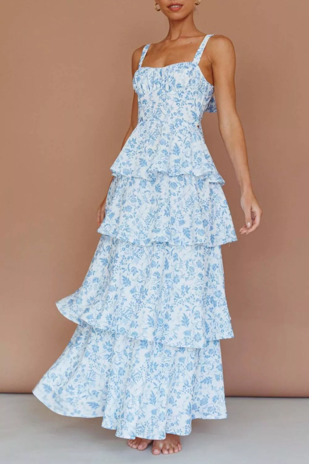 Floral Layered Maxi Dress (3)