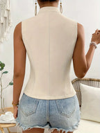 Button Down Vest Coat (5)