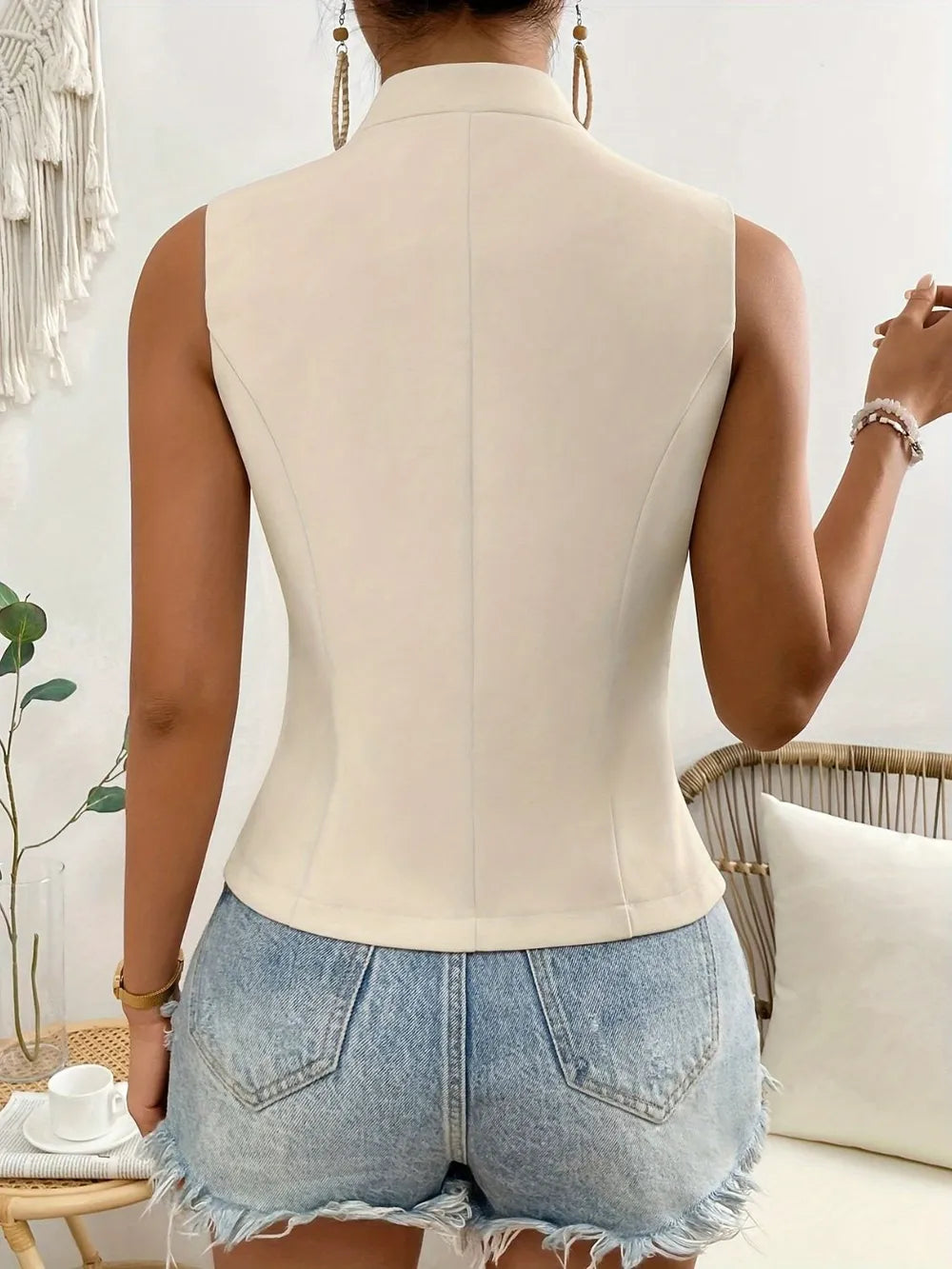 Button Down Vest Coat (5)